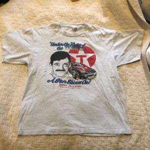 Davey Allison XL Heather Grey racing t shirt
